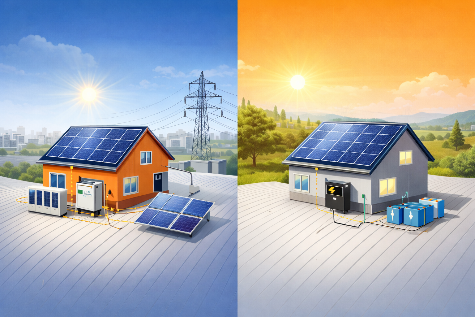 On-Grid & Off-Grid Solar System - solar product image